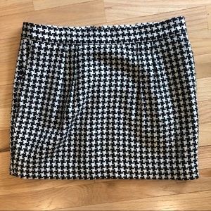 Houndstooth Mini Skirt